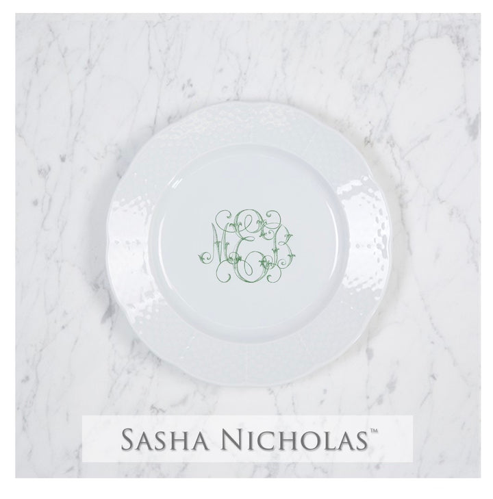 Sasha Nicholas Custom Salad Plate for Madison and Ben