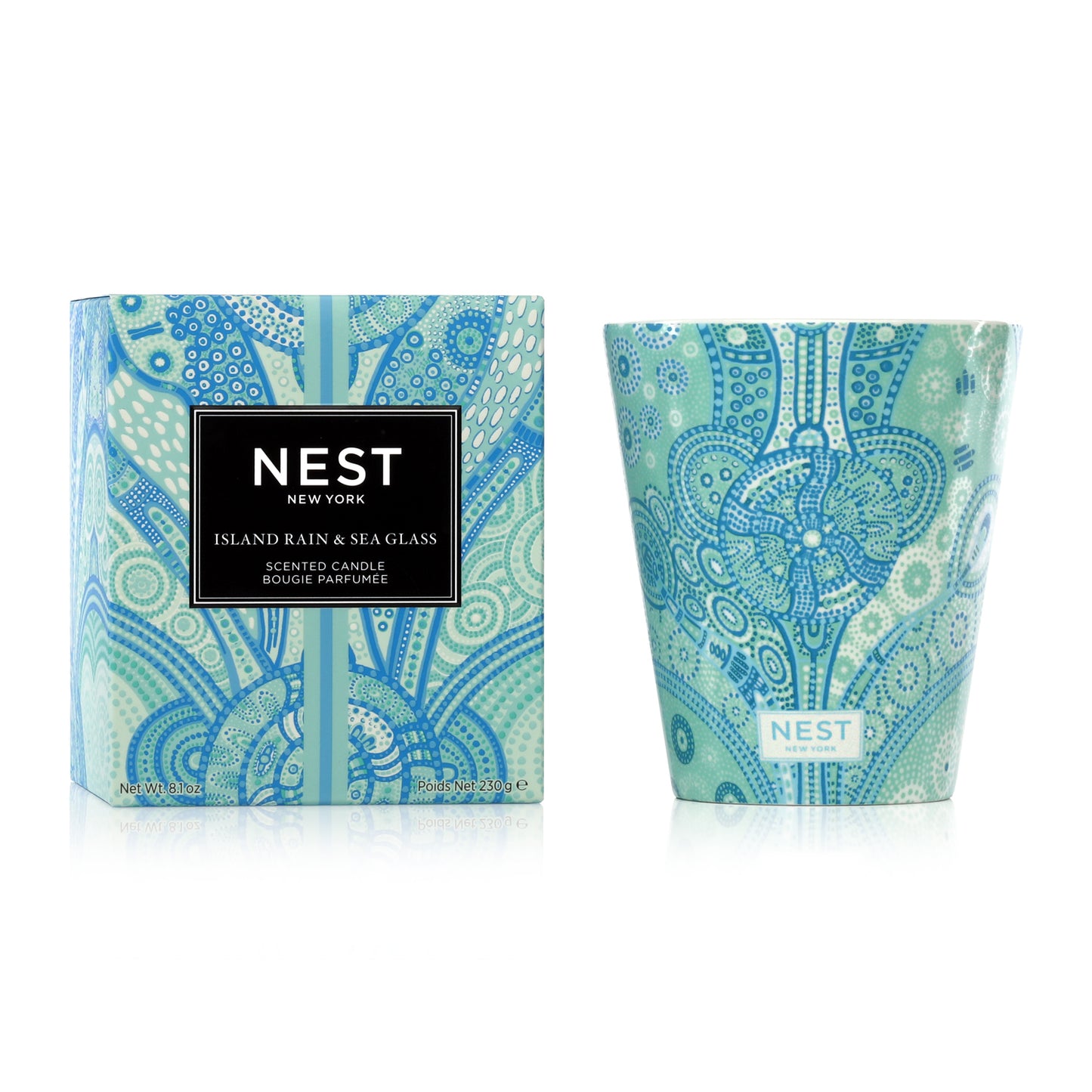 NEST Fragrances, Island Rain & Sea Glass Classic Candle