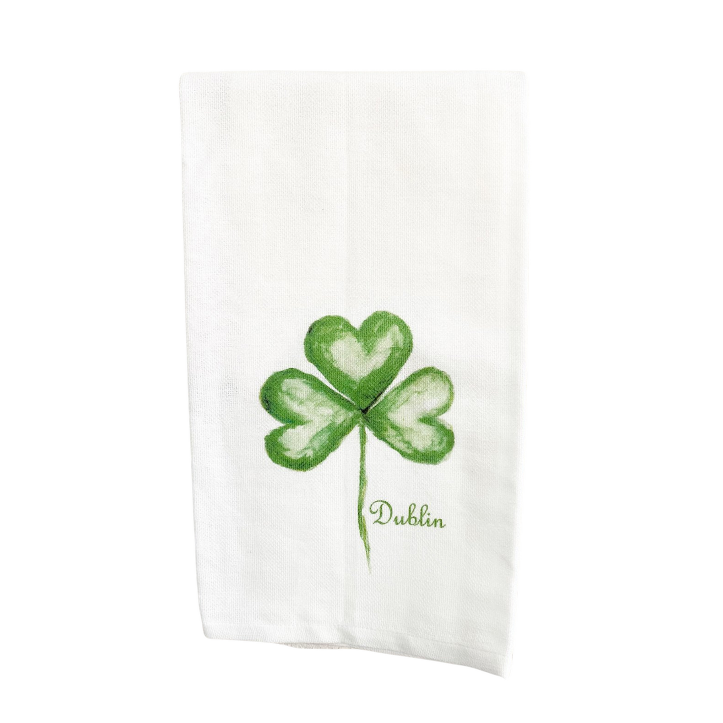 Shamrock with Dublin Tea Towel