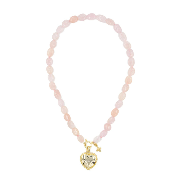 Hazen & Co. Keepsake Necklace, Pink Morganite