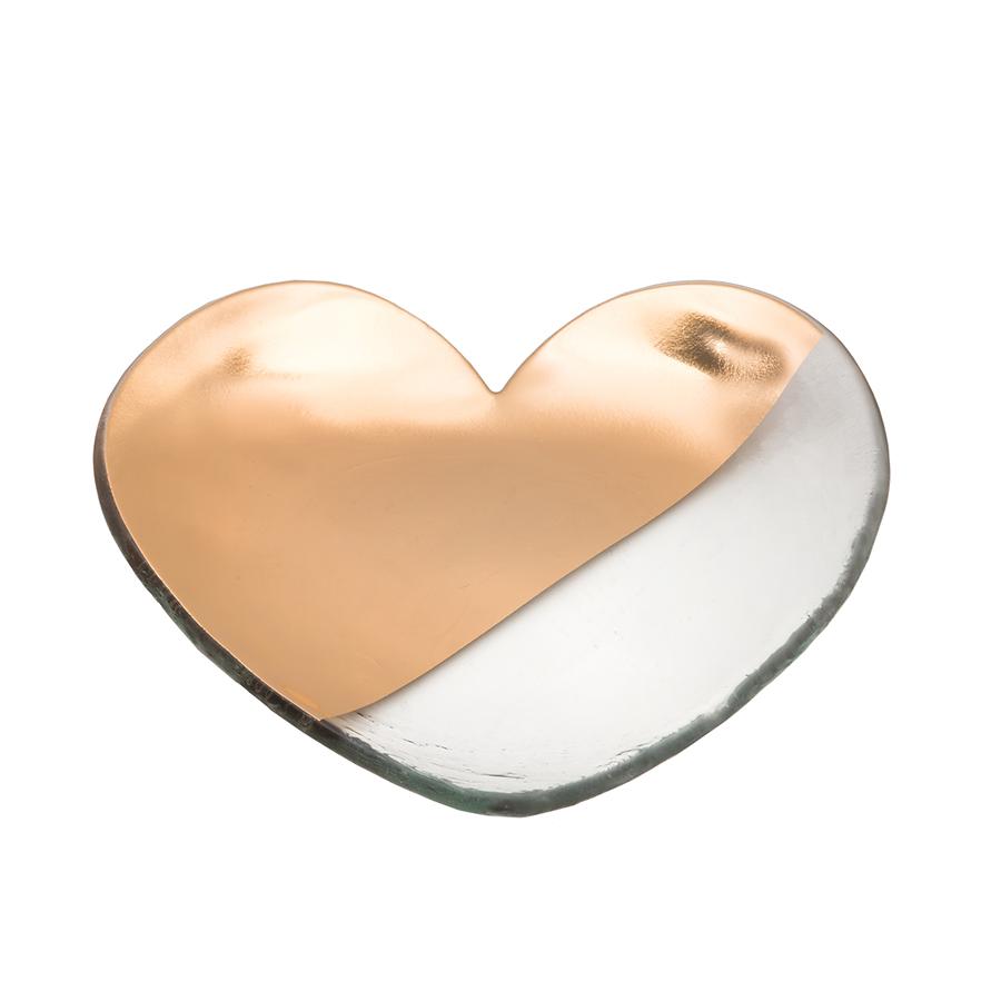 Annieglass Mod Heart Plate