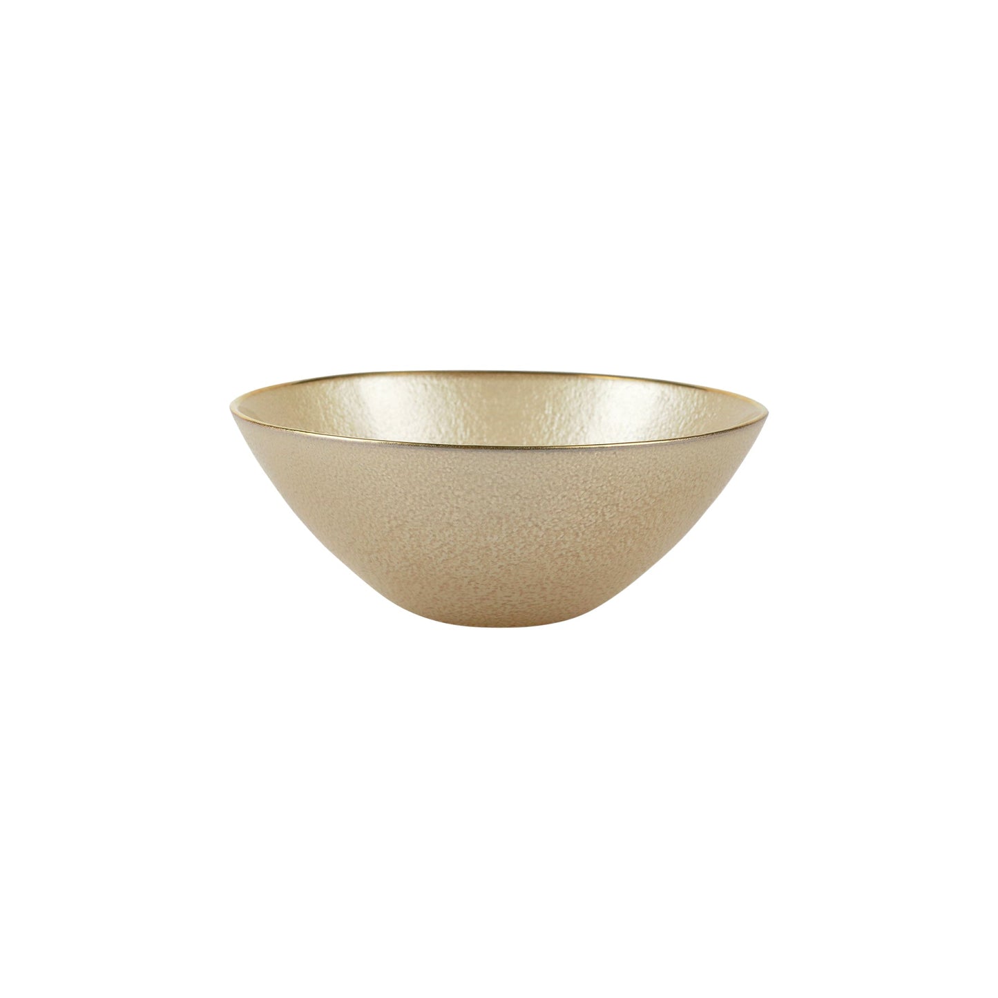 Vietri Metallic Glass Small Bowl, Pearl