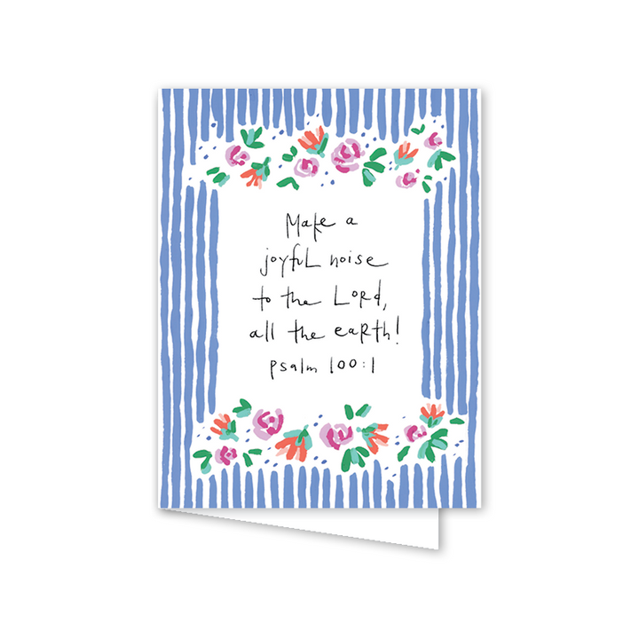 Dogwood Hill "Floral Stripe" Card