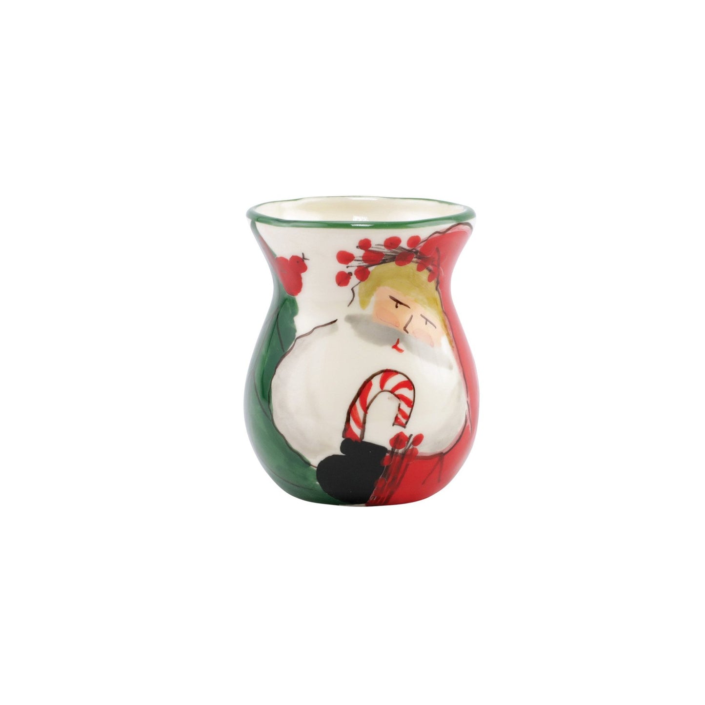 Vietri Old St. Nick Bud Vase