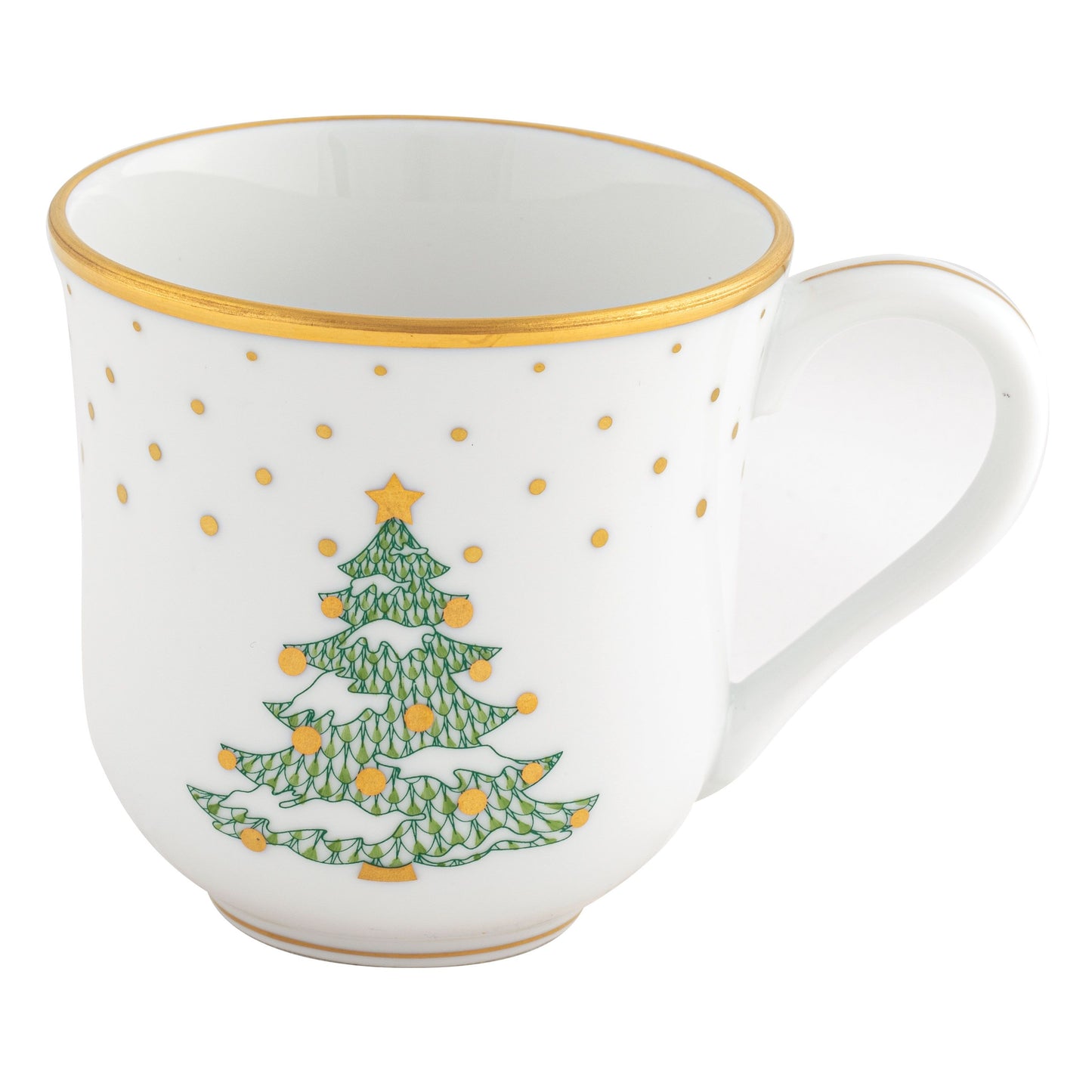 Herend Christmas Milk Mug, Tree