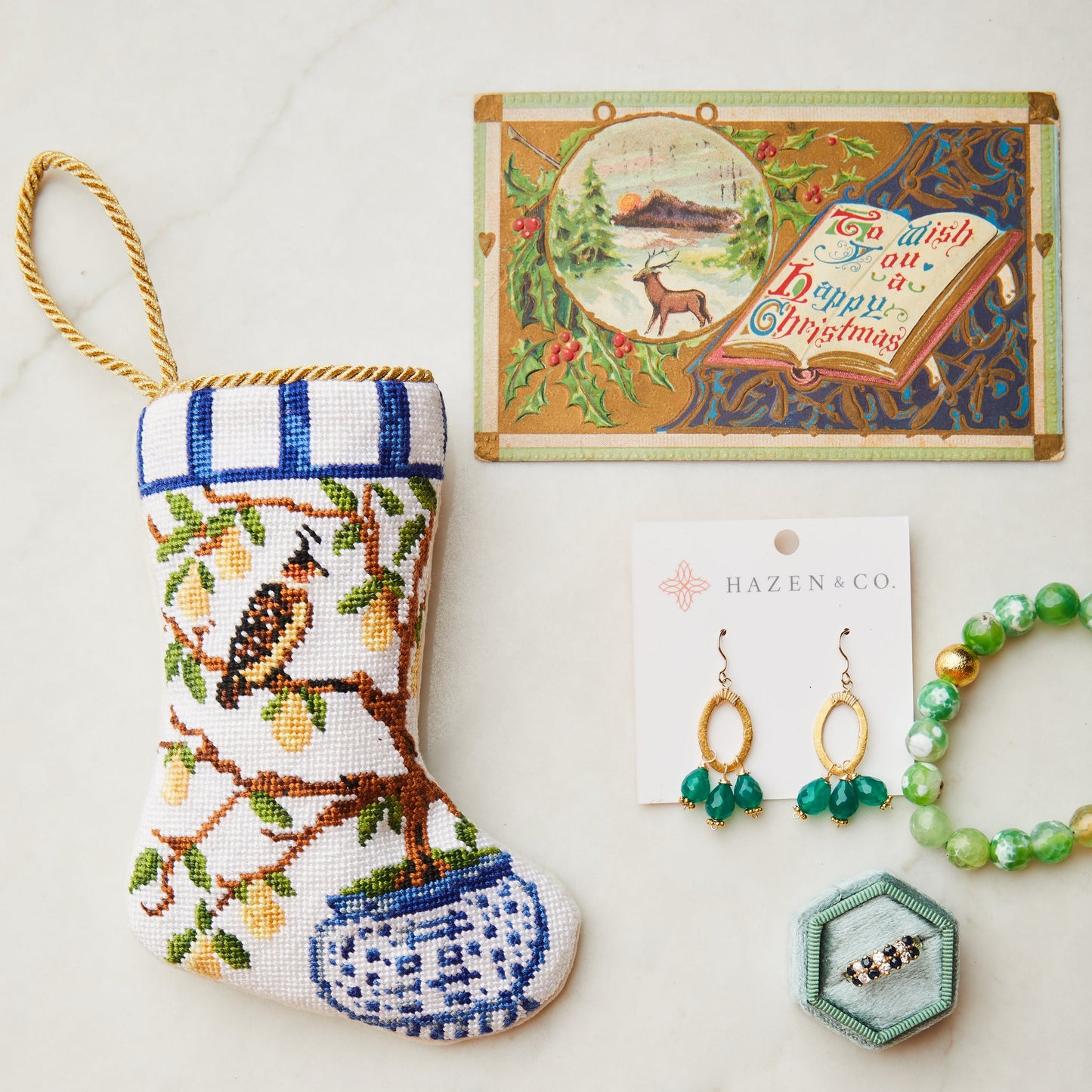 Bauble Stockings, Partridge in a Pear Tree