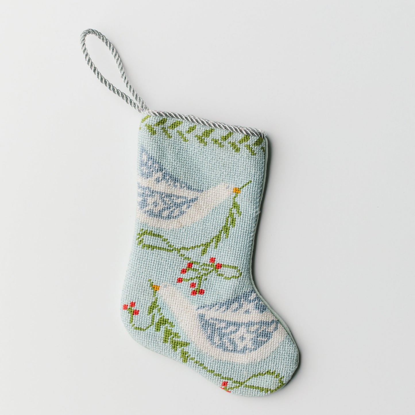 Bauble Stockings Peace on Earth, Blue