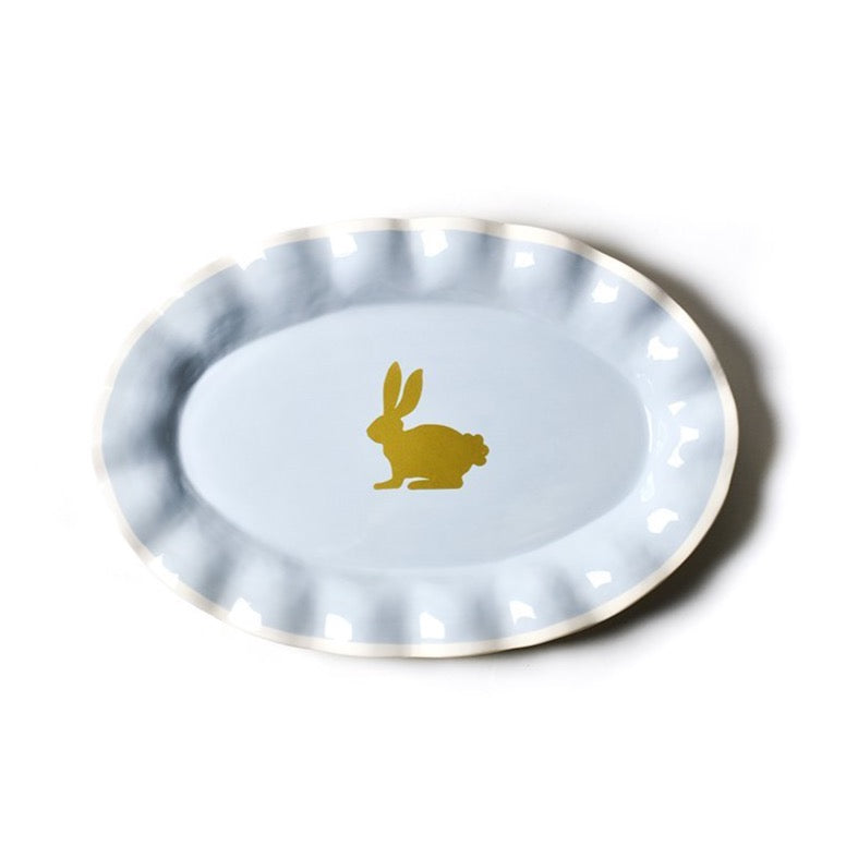 Coton Colors Smoke Rabbit Oval Platter