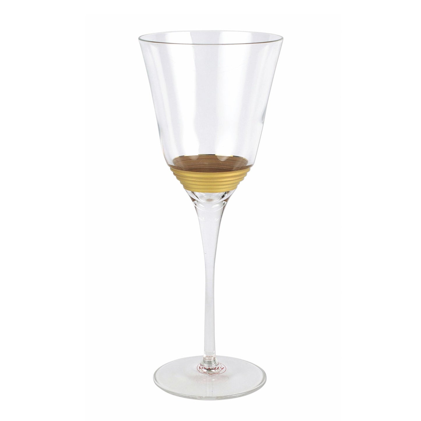 Vietri Raffaello Wine Glass, Stripe