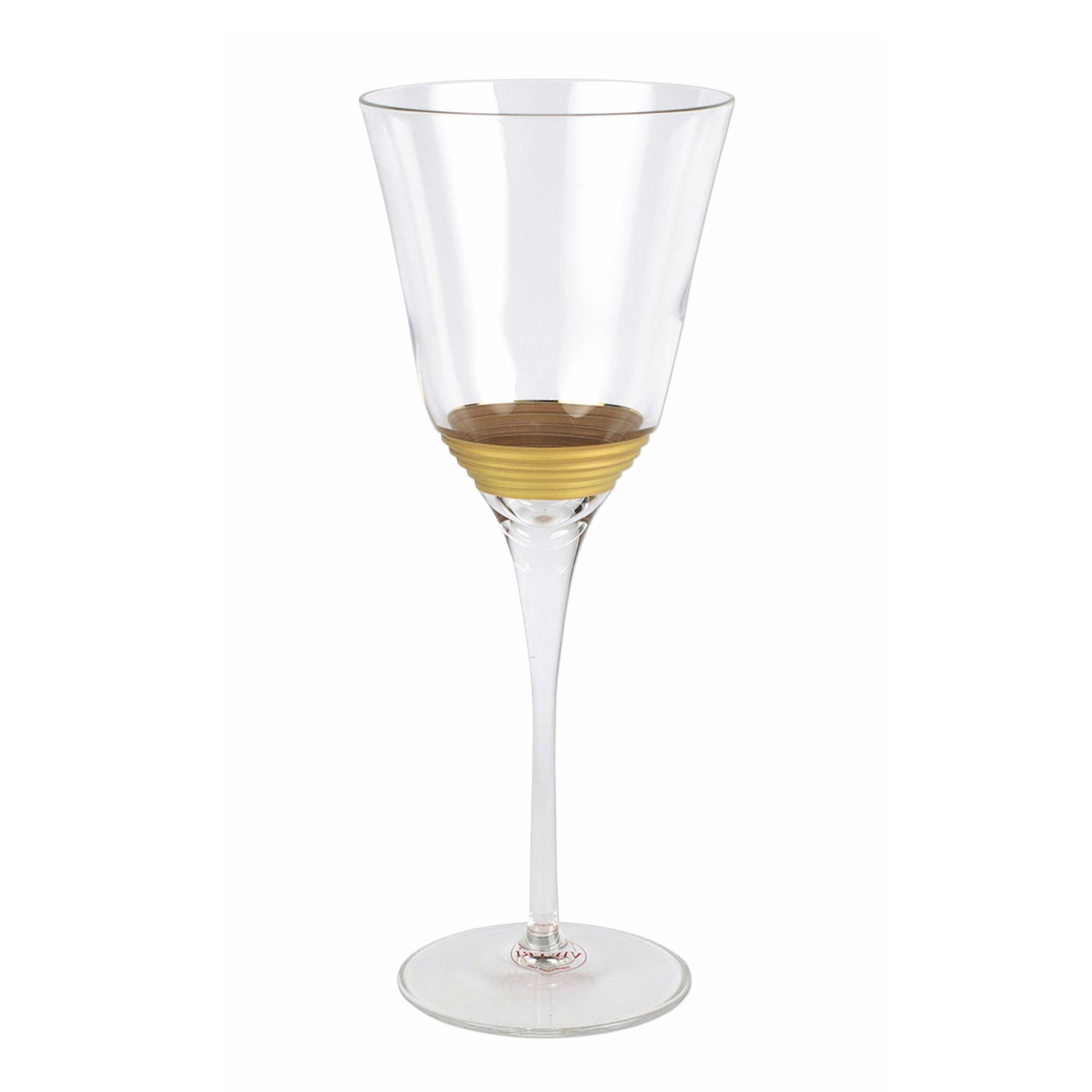 Vietri Holly Stemless Wine Glass