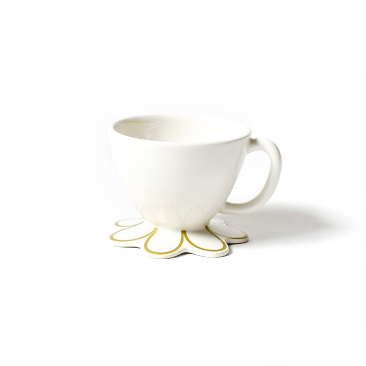 Coton Colors Gold Scallop Mug