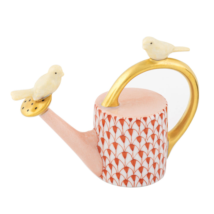 Herend Watering Can With Birds