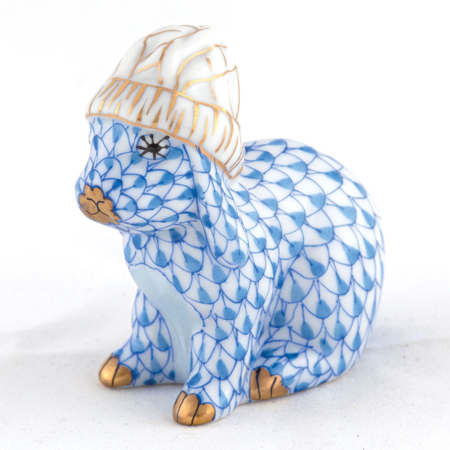 Herend Bunny with Winter Hat