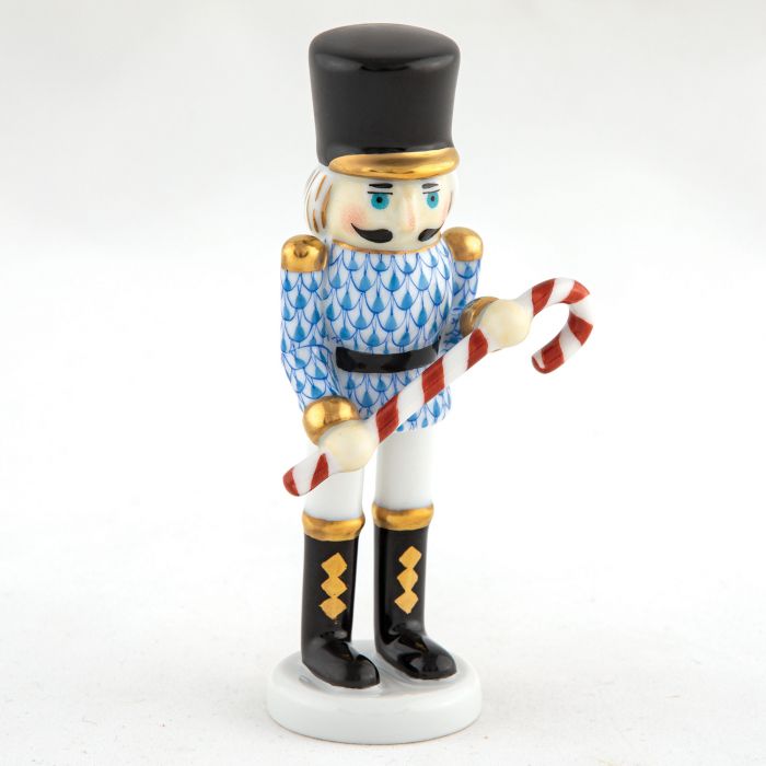 Herend Nutcracker with Candy Cane