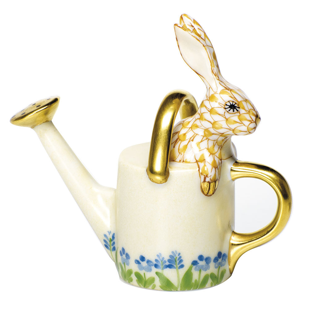 Herend Watering Can Bunny