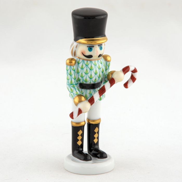 Herend Nutcracker with Candy Cane