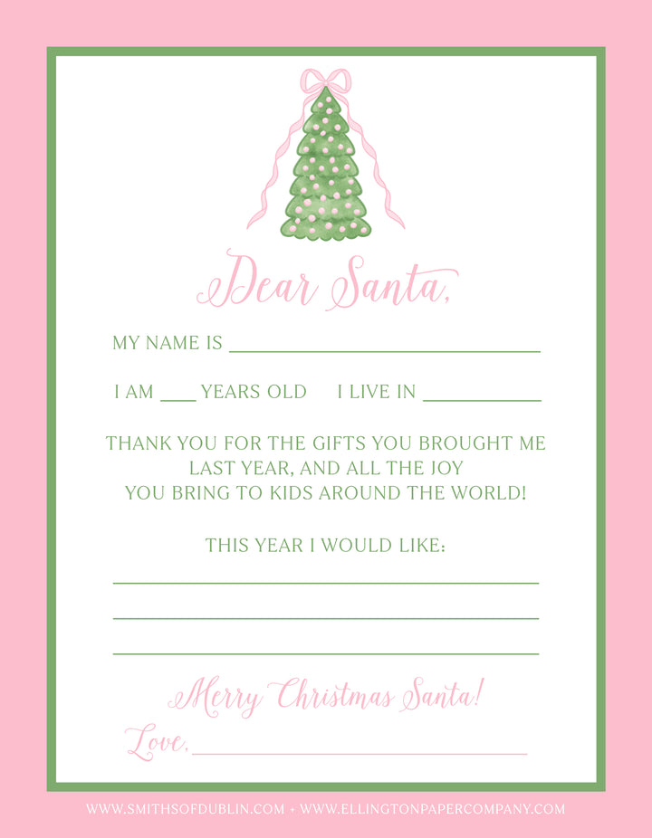 Dear Santa, Pink