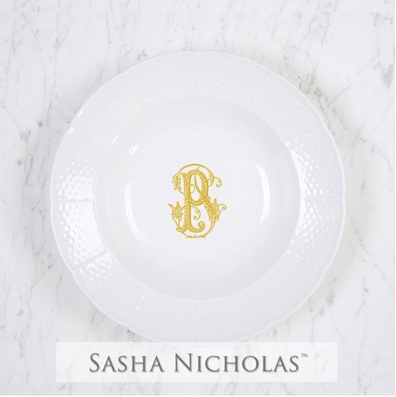 Sasha Nicholas Weave Rim Soup Bowl