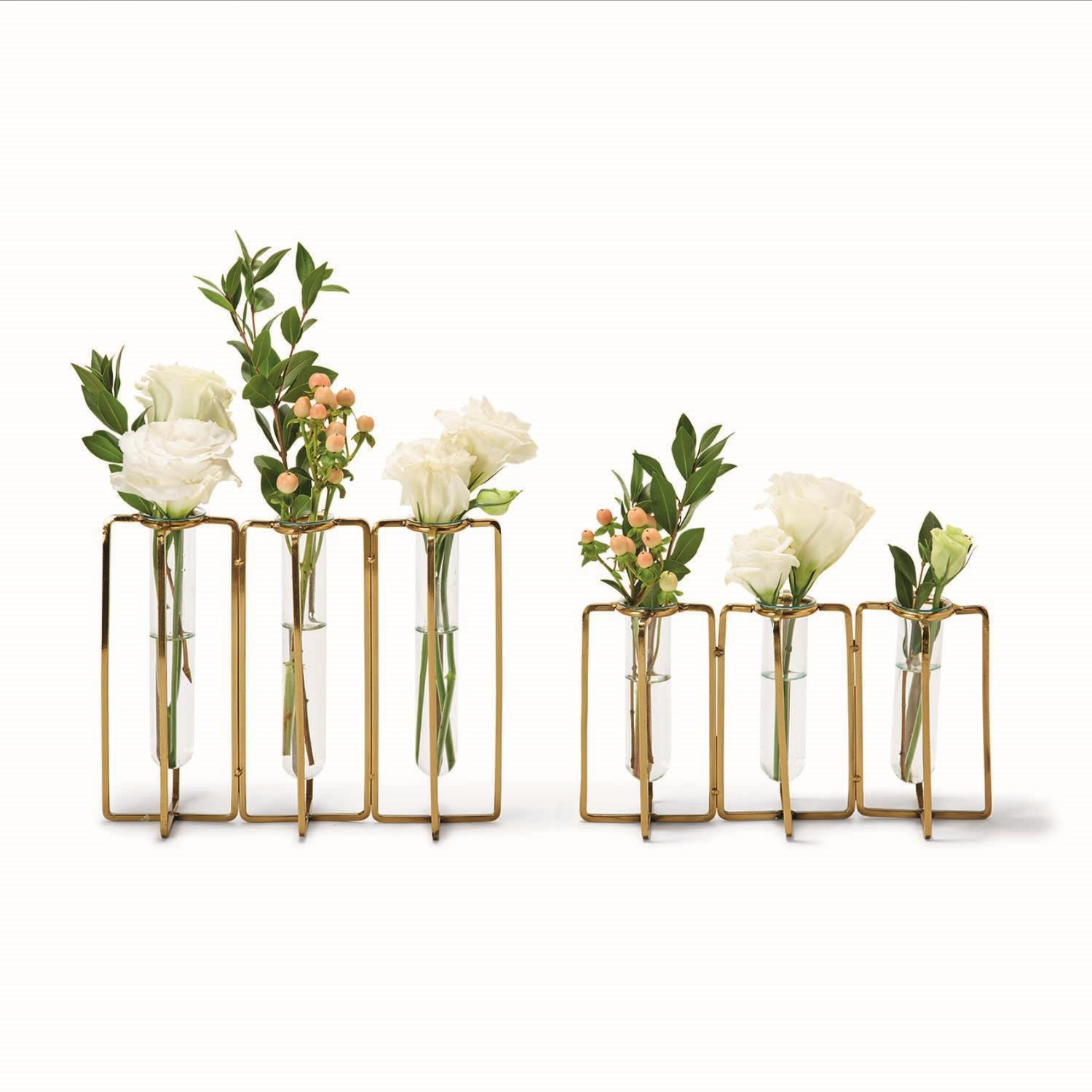 Lavoisier Golden Flower Vases