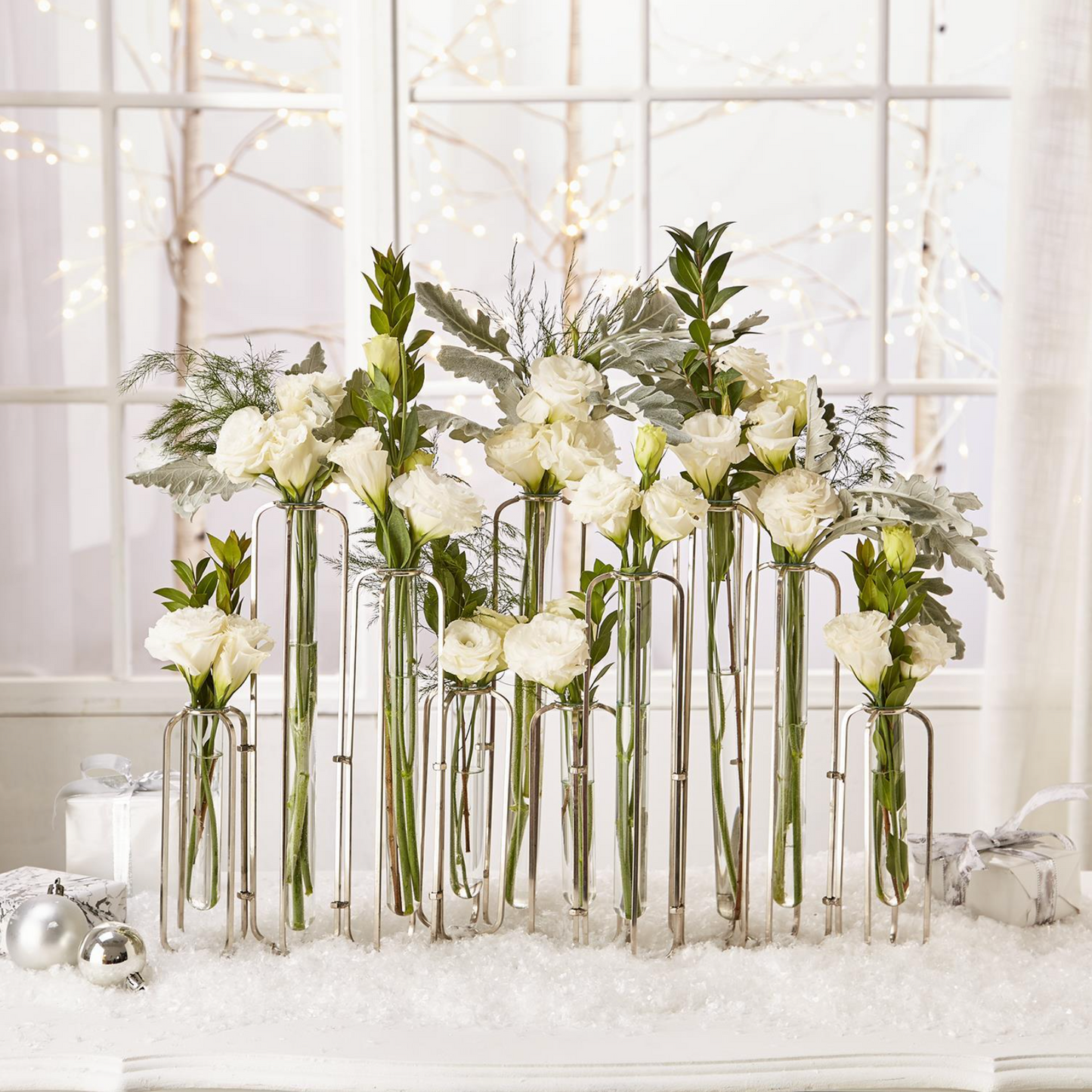 Large Multi Hinged Vase/Stainless Steel