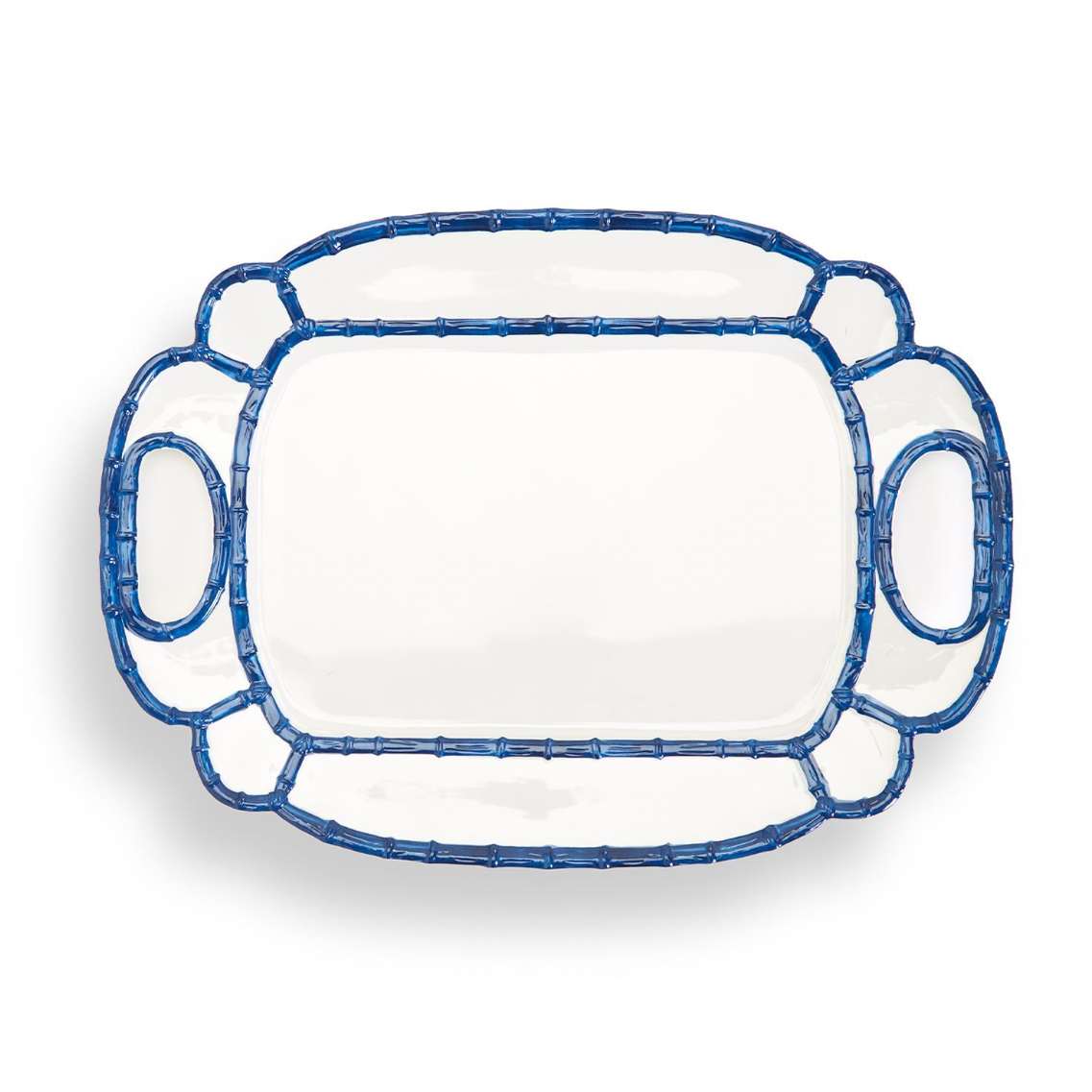Bamboo Touch Platter, Blue