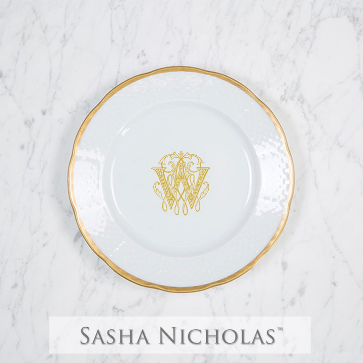 Sasha Nicholas Custom Salad Plate for Anna and Lee