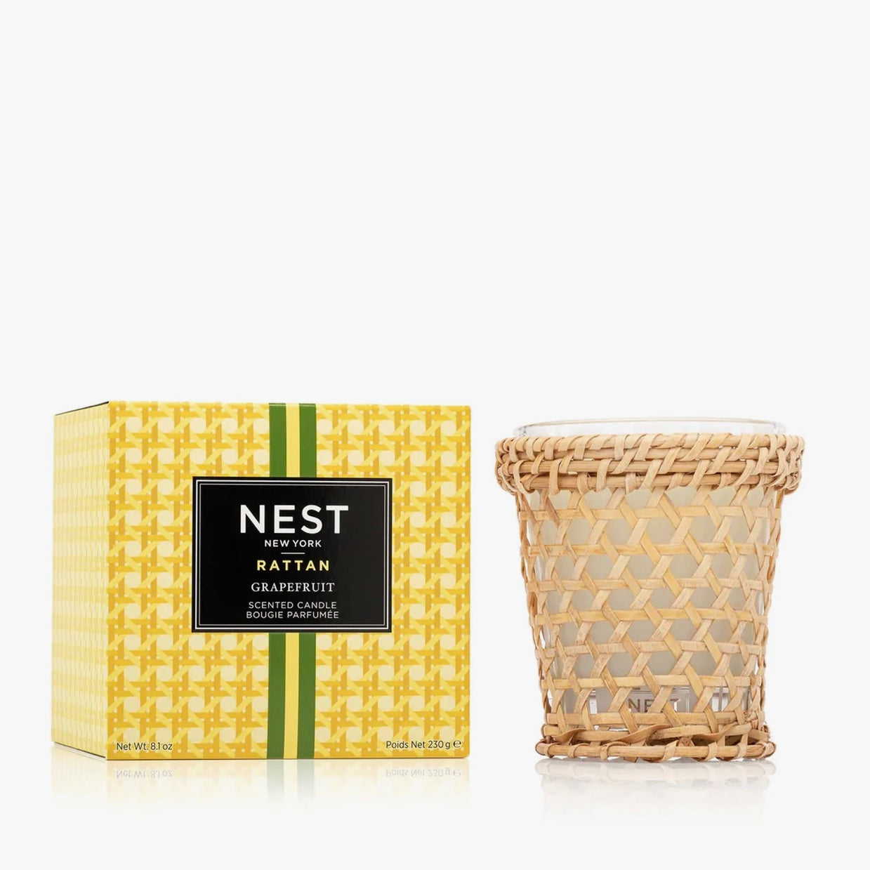 NEST Fragrances, Grapefruit Rattan Classic Candle
