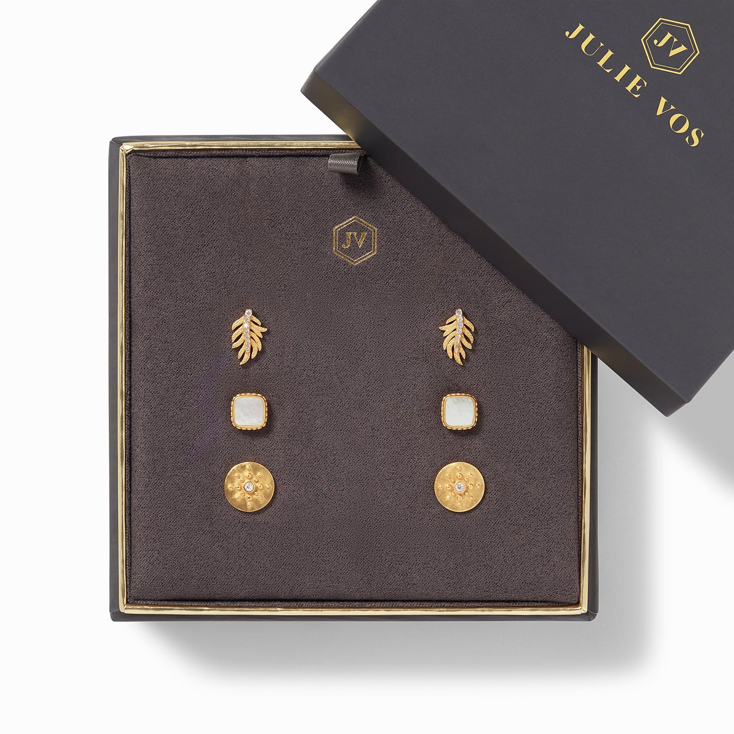 Julie Vos Serena Triple Stud Gift Set