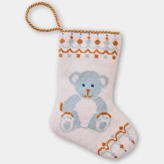 Bauble Stockings Bear-y Christmas in Blue by Shuler Studio