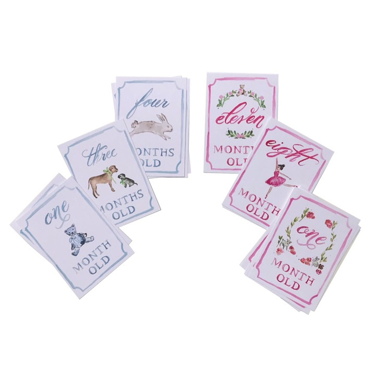 Month by Month Baby Cards