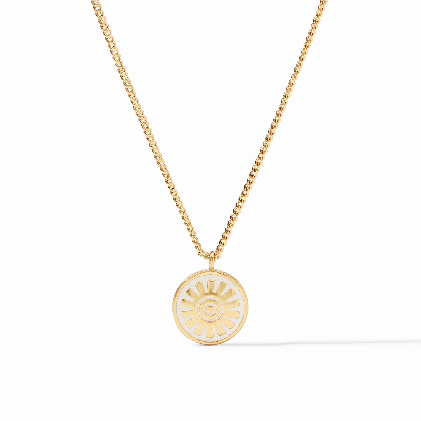 Julie Vos Soleil Solitaire Necklace