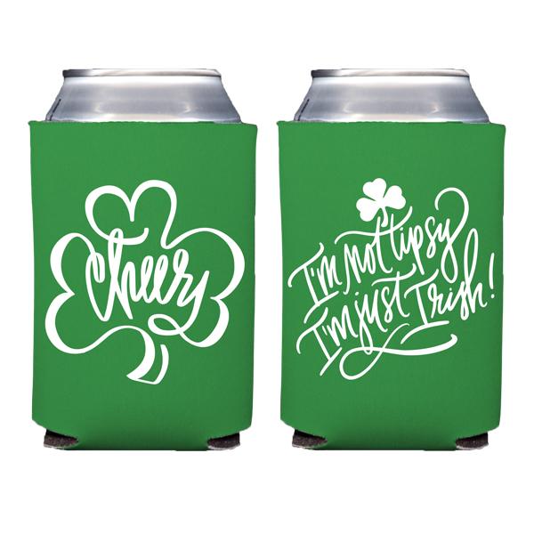Emily McCarthy Green Shamrock/Tipsy Koozie
