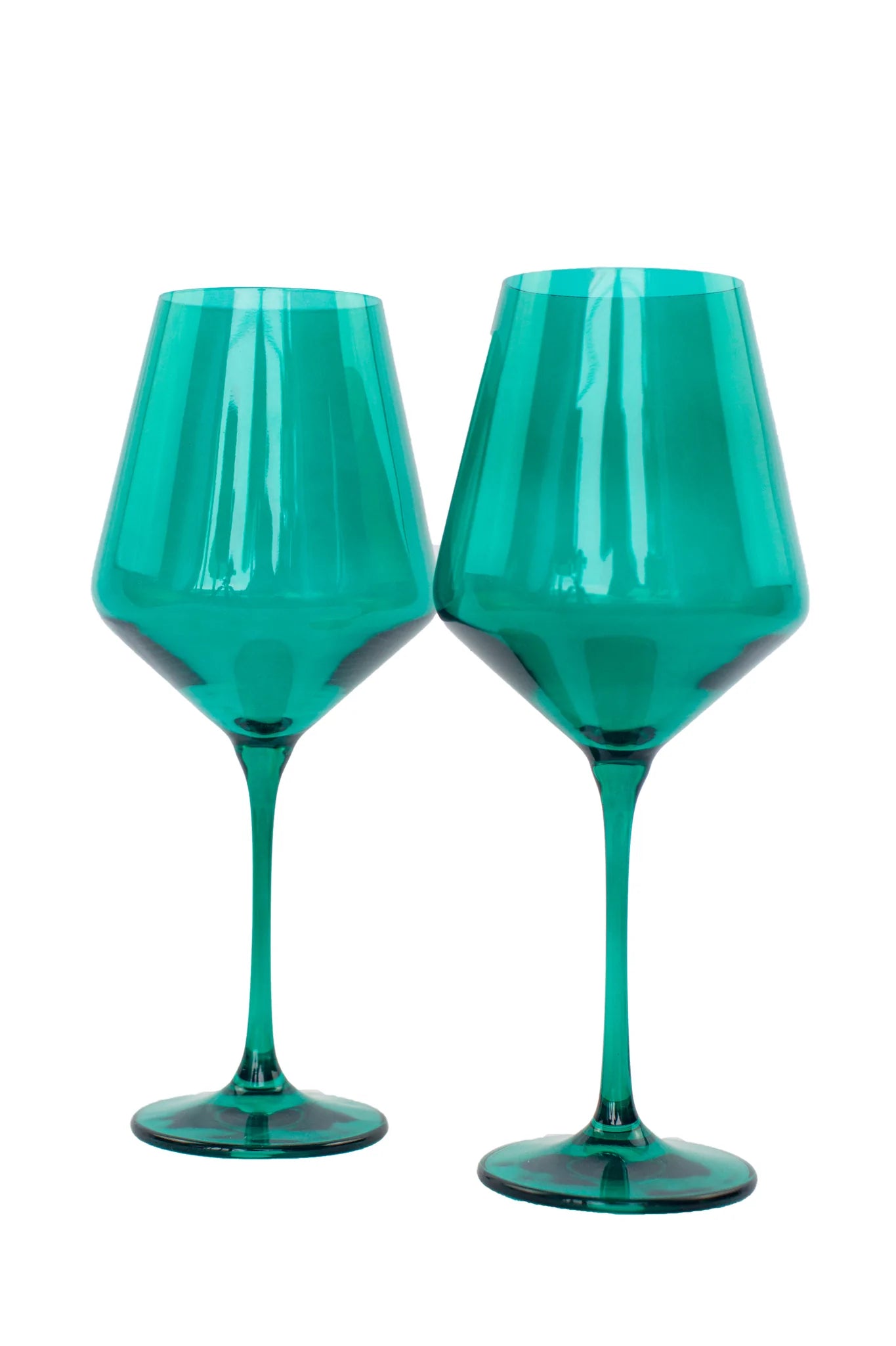 Estelle Colored Glass Wine Glass Set