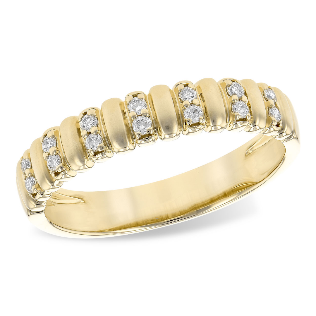 Yellow Gold Diamond Band