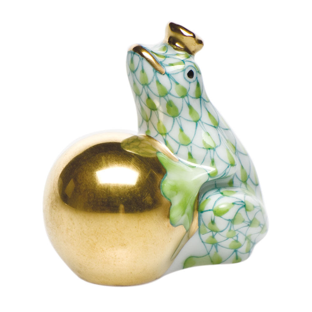 Herend Frog With Crown