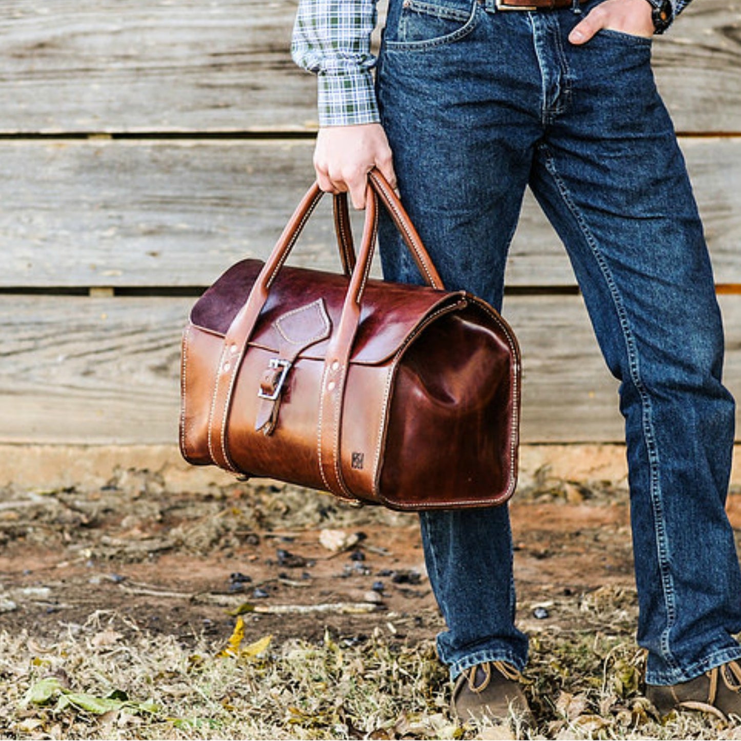 Kingfisher Leatherworks Physician's Weekender