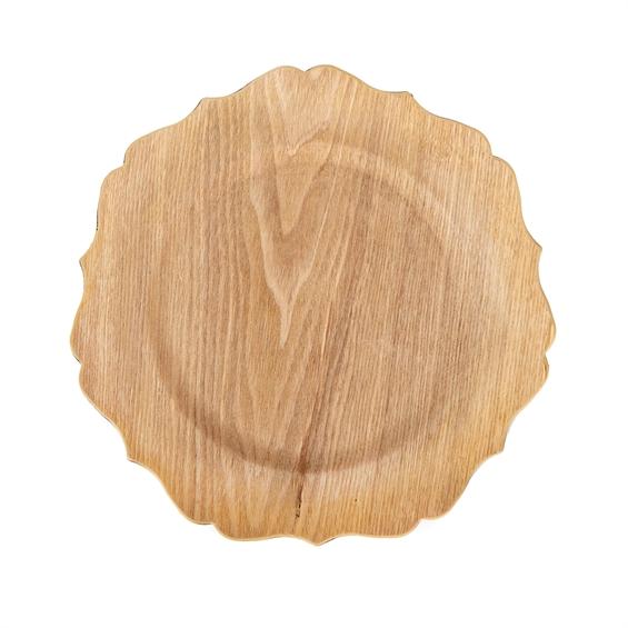 Wooden Die Cut Charger