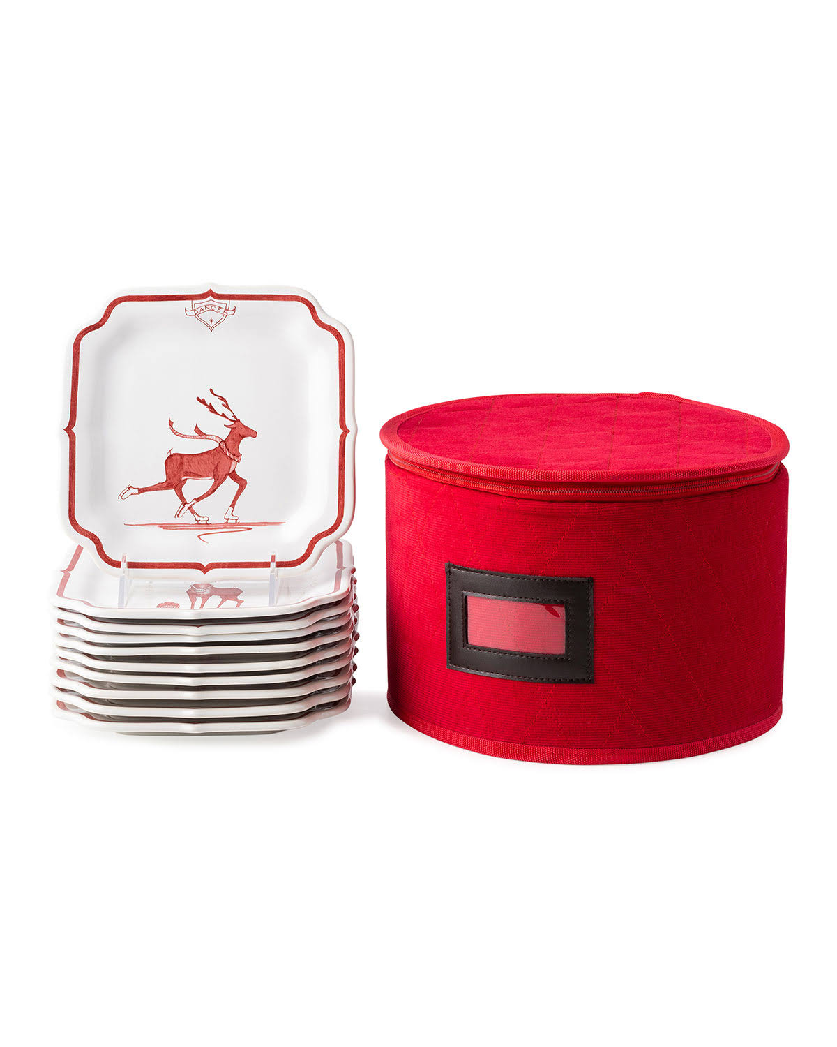Juliska Reindeer Games Party Plates, Set of 12