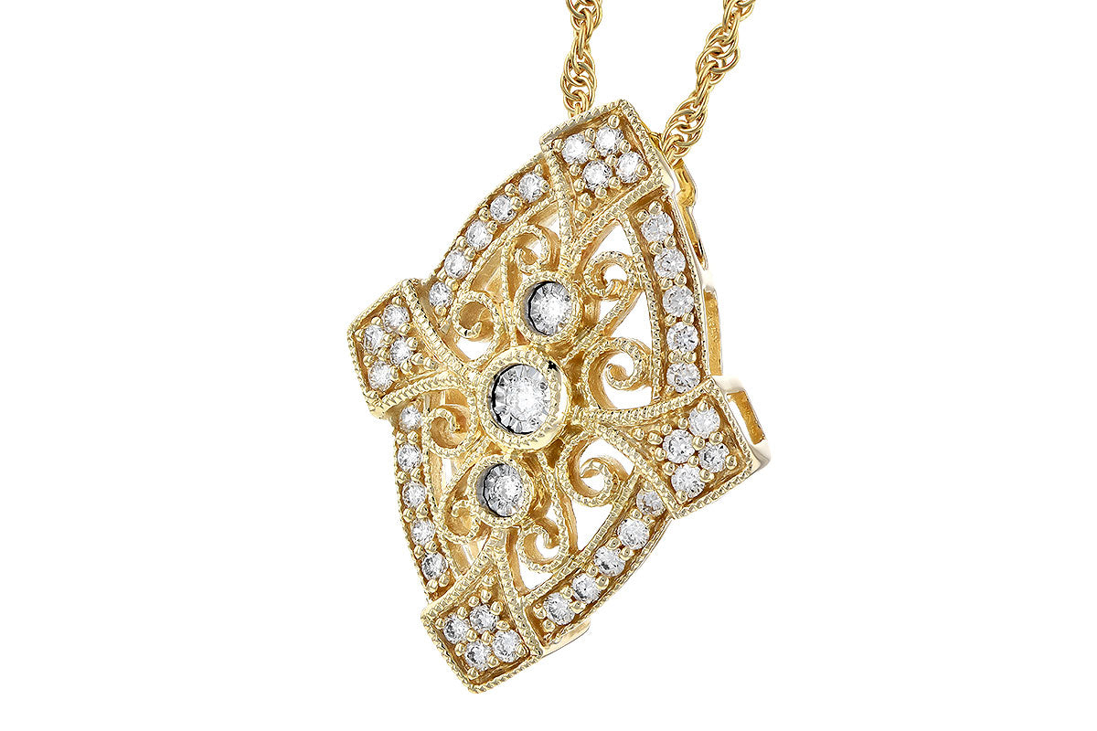 Vintage Inspired Diamond Necklace