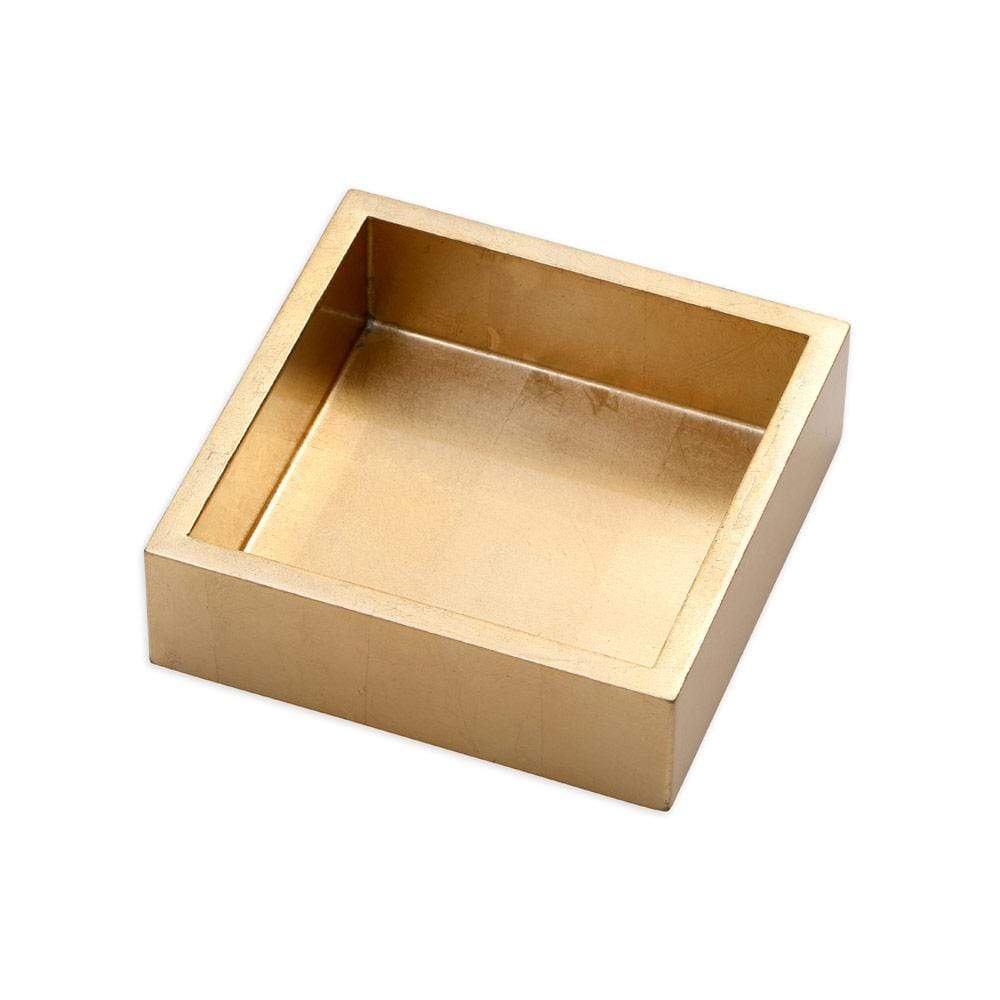 Lacquer Cocktail Napkin Holder, Gold