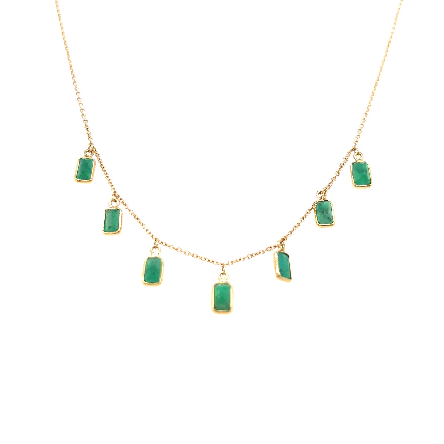 Raymond Mazza Emerald Neckalce