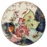 tobacco leaf melamine plates Mottahedeh Tobacco Leaf Dessert Plate