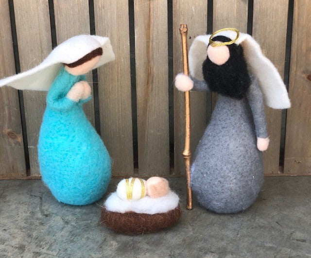 Felt Nativity, 3 Piece