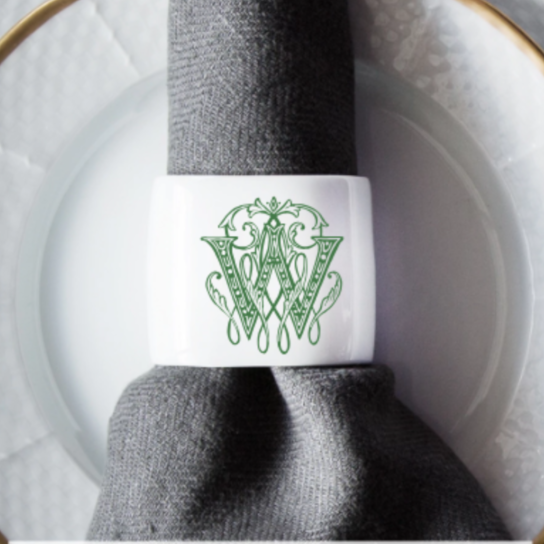 Sasha Nicholas Oval Napkin Ring