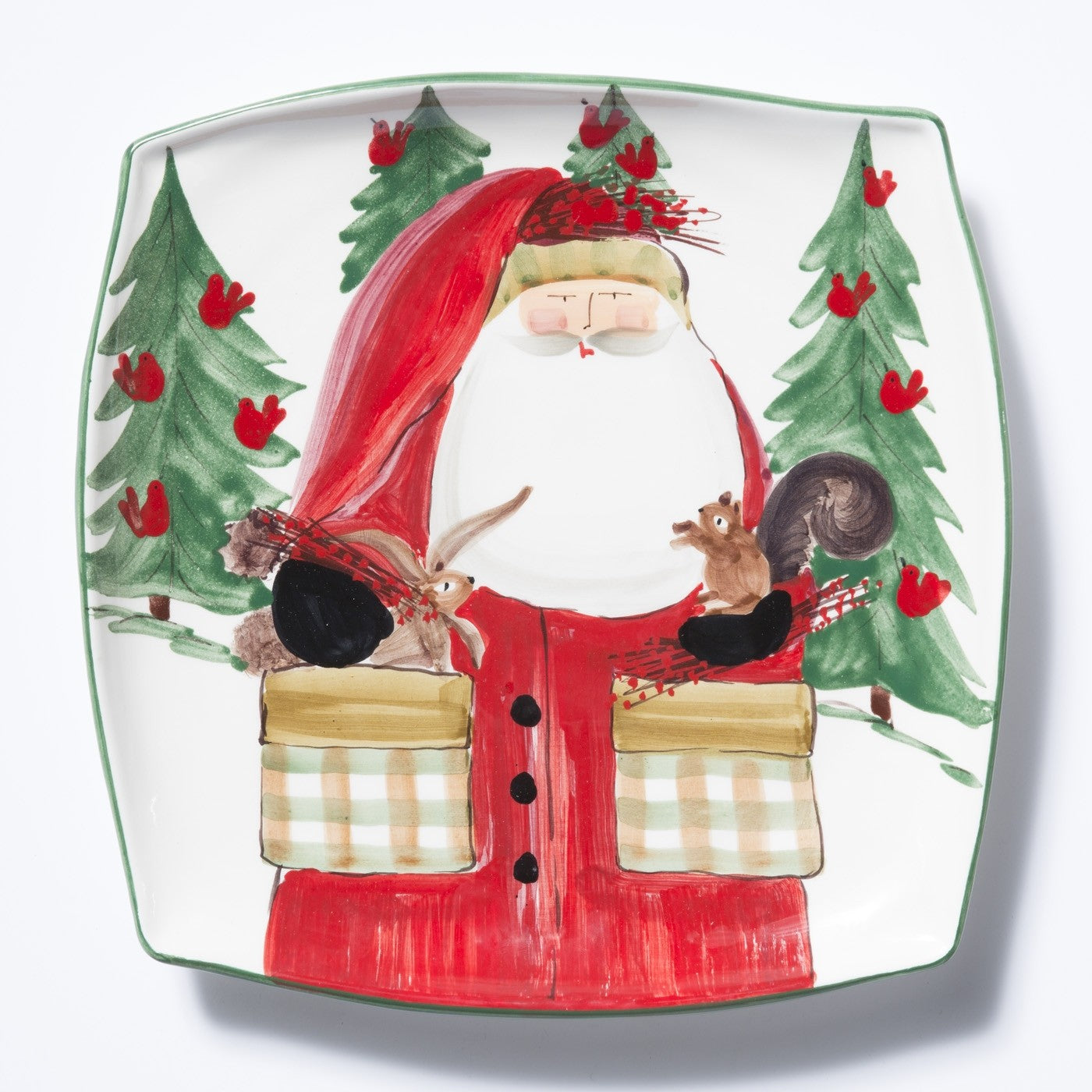 Vietri Old St. Nick, 2017 Limited Edition Square Platter