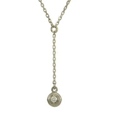 HG .06ct Diamond WG Necklace