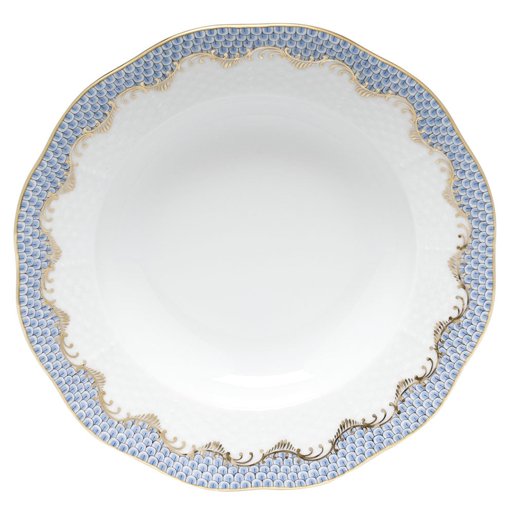 Herend Fish Scale, Light Blue