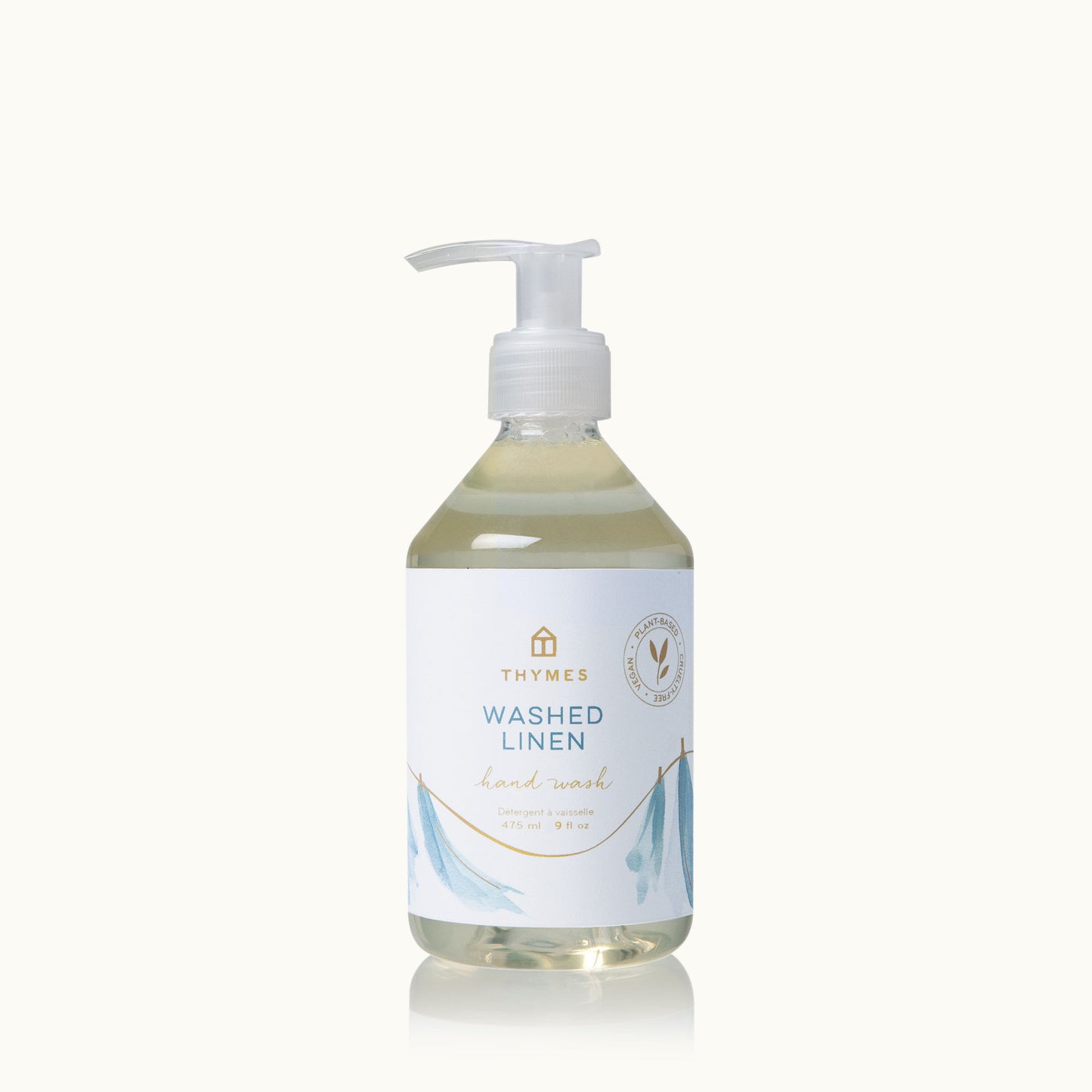 Thymes  Hand Wash 9oz., Washed Linen