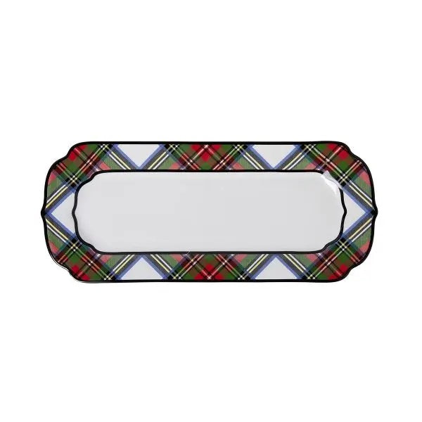 Juliska Stewart Tartan Hostess Tray